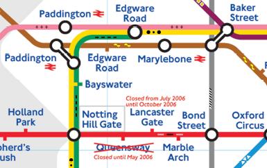 Colorblind London Subway Map